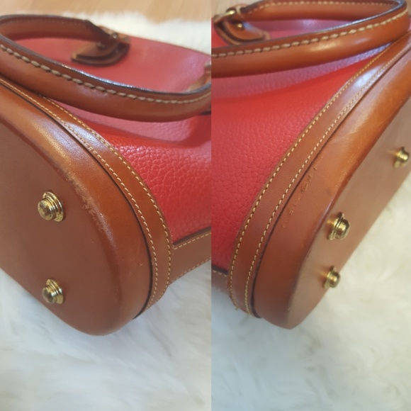 Dooney & Bourke Rare Vintage Large Norfolk Bag - Picture 5 of 8